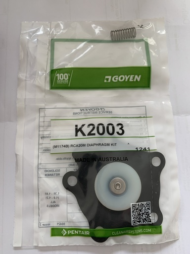 [(M1174B) RCA20M DIAPHRAGM KIT] K2003