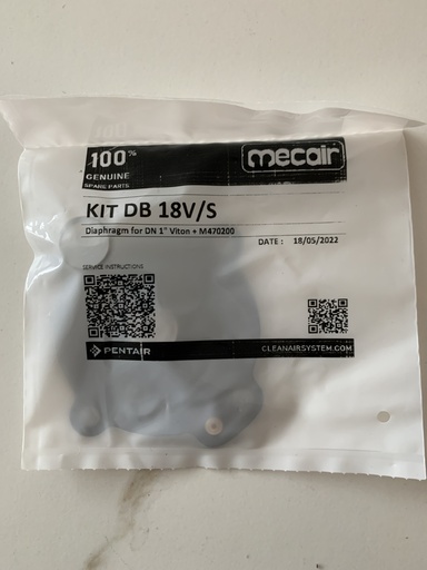 [DIAPHRAGM KIT. DB18 VITON + M470200 SPRING ] KIT DB18V/S